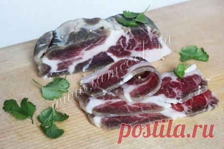 Вяленое мясо по-домашнему