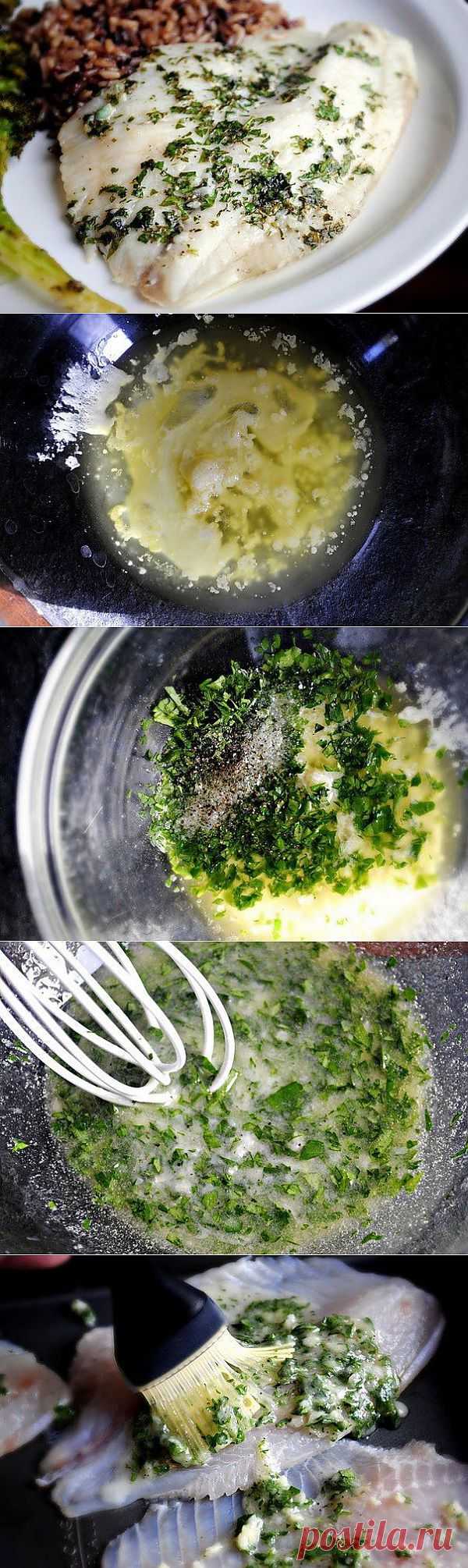 Лимонно-чесночное филе рыбы