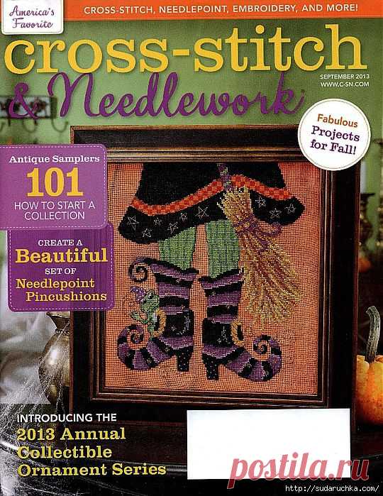"Cross-stitch Needlepoinnt". Журнал по вышивке крестом..