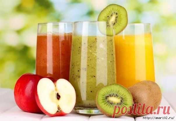 Подборка жиросжигающих коктейлей..