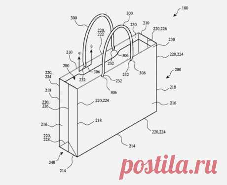 [News] Apple запатентовала бумажный пакет. Патентное Бюро США опубликовало заявку, поданную компанией Apple в марте этого года. В заявке подробно описан самый обычный бумажный пакет с ручками, внутри которого может находиться дополнительный контейнер из твердой бумаги. Больше никаких особенностей у «яблочного» пакета нет. Новый патент Apple уже вызвал предположения, что компания, известная своей любовью к патентным войнам, откроет новые боевые действия на юридическом фронте против других…