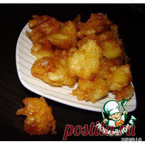 Яблоки в кляре, карамелизованные "Pommes D\'Amour" - кулинарный рецепт