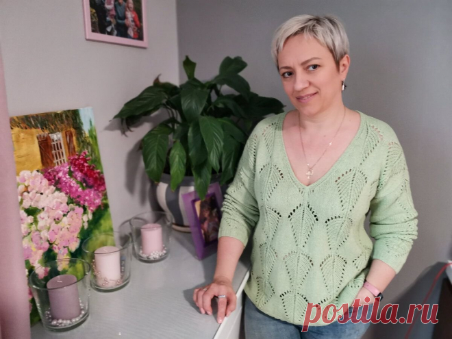 Популярная модель пуловера с 