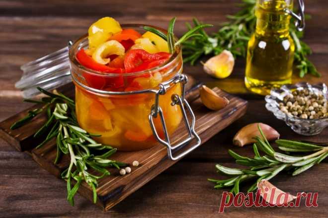 15 простых рецептов маринованного болгарского перца на зиму