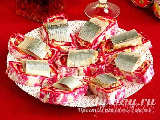 Закуска селёдка на шубе, рецепт с фото пошагово