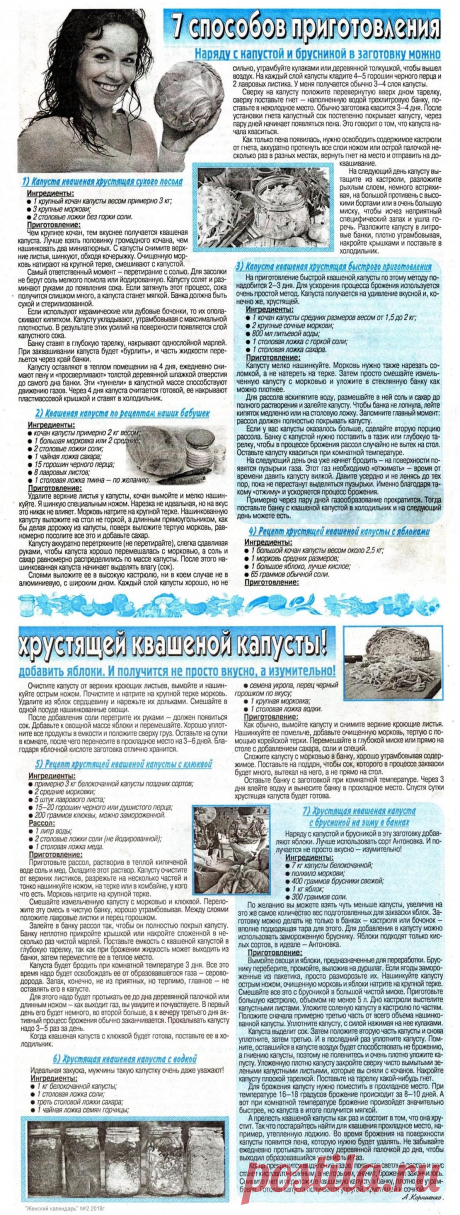 7 способов приготовления хрустящей квашеной капусты