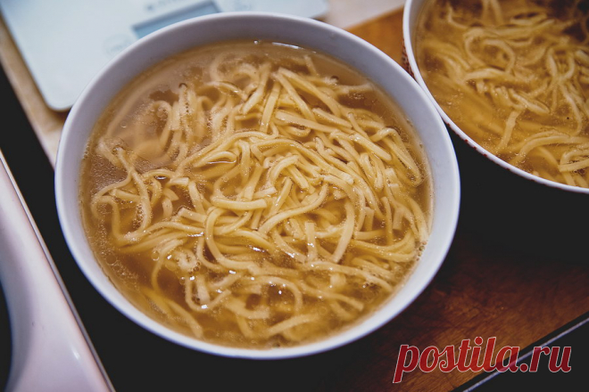 Очень простой и вкусный японский суп – Рамен. Внук ест так, что за ушами трещит! - Пир во время езды