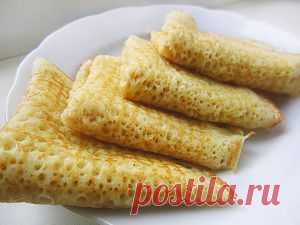 АЖУРНЫЕ БЛИНЧИКИ | Вкусные рецептики