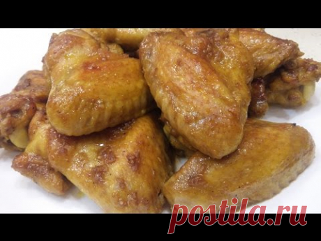 ВКУСНЕЙШИЕ КУРИНЫЕ КРЫЛЫШКИ. Куриные крылышки в медово-соевом соусе. Вкусный маринад для курицы.