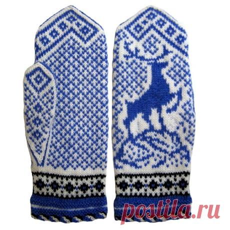 Вязание. Жаккард - "Зимняя радуга"