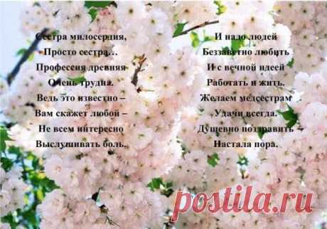 На свете нет важнее дела,
Чем радость людям приносить,
Лечить и пожалеть больного,
Не каждый может таким быть!