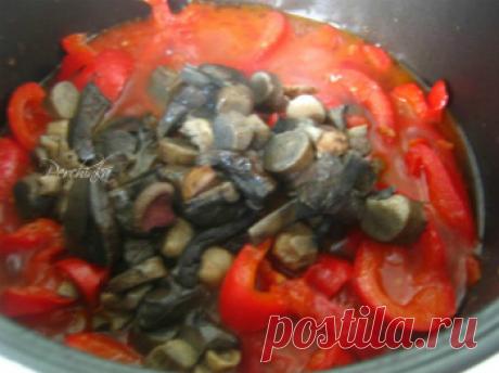 Лечо с грибами на зиму