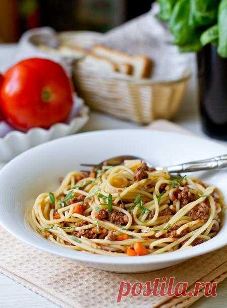 Спагетти с классическим соусом "Болоньезе" | Вкусный блог - рецепты под настроение.