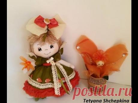 26 Como hacer muñeca de tela.lindacreaciones.КАК СДЕЛАТЬ куклу из ткани.