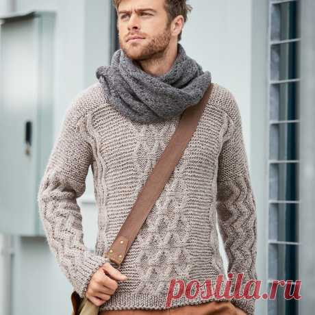 Не забываем про мужчин: 18 интересных вещей спицами | Вязание с Paradosik_Handmade | Дзен