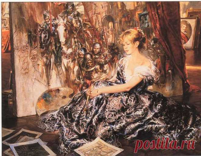 Картины Иван не любит дарить. Не потому что жалко. Просто не любит подстраиваться под зрителя. А ведь если даришь, то надо, чтобы человек испытывал положительные эмоции, то есть писать под него…