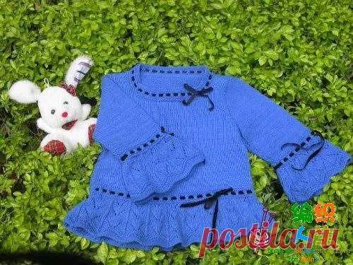 Нарядная блузка для девочки из китайского журнала