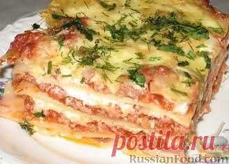 Рецепт: Лазанья на RussianFood.com
