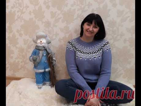 Свитер. Лопапейса "Капли дожя". Часть 9. Фотоальбом.