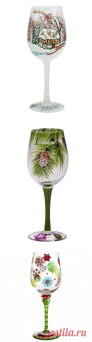 Новогодние бокалы