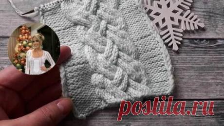 Красивая коса спицами, схема узора
Раппорт узора составляет 28 петель +  2 кромочные и 12 рядов.
На схеме даны только лицевые (нечетные) ряды.
В изнаночных (четных) рядах все петли вязать по рисунку.
В ширину начать с кромочной петли, повторять раппорт, закончить кромочной петлей.
В высоту повторить с 1-го по 12-й ряд нужное количество раз
В случае, если Вы будете вязать узор по кругу, четные ряды (не указаны на схеме) вязать по рисунку
............