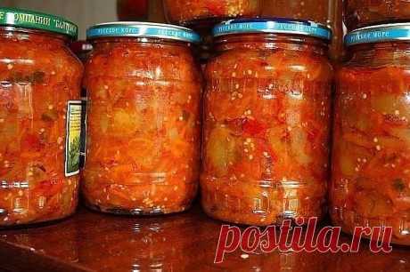 Очень вкусное Лечо (кабачки баклажаны)