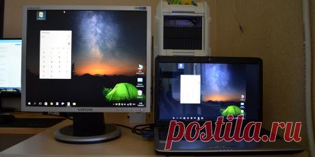 Как подключить монитор к ноутбуку?