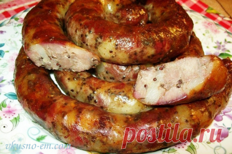Домашняя колбаса «очень вкусно»