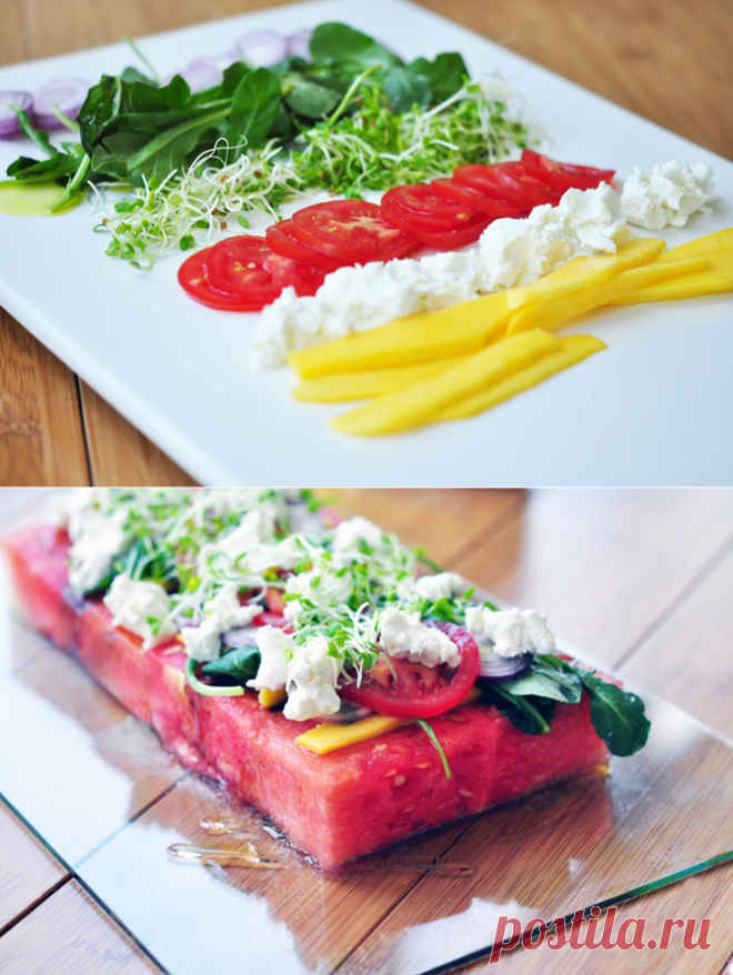 салат из арбуза