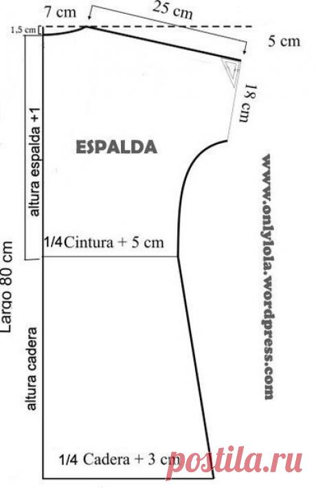 Красивое с цельнокроеным рукавом платье (Шитье и крой) | Журнал Вдохновение Рукодельницы