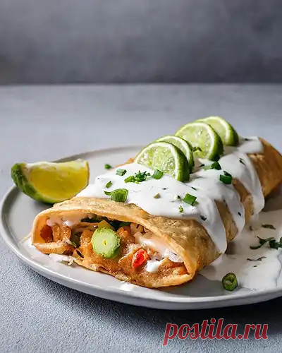Готовим куриные чимичанги
