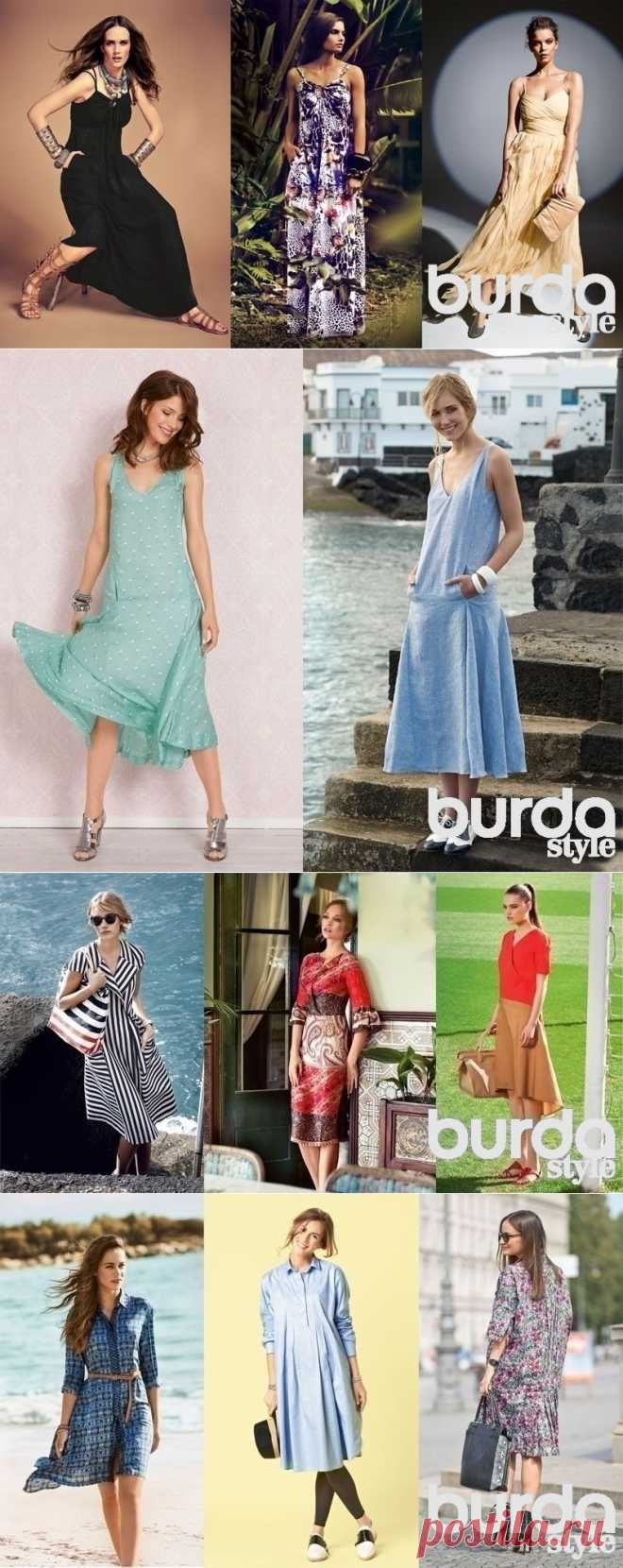 Длинные летние платья 2015: главные тенденции / Мода / Burdastyle