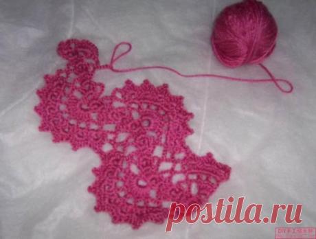 Вязание и соединение фрагментов крючком