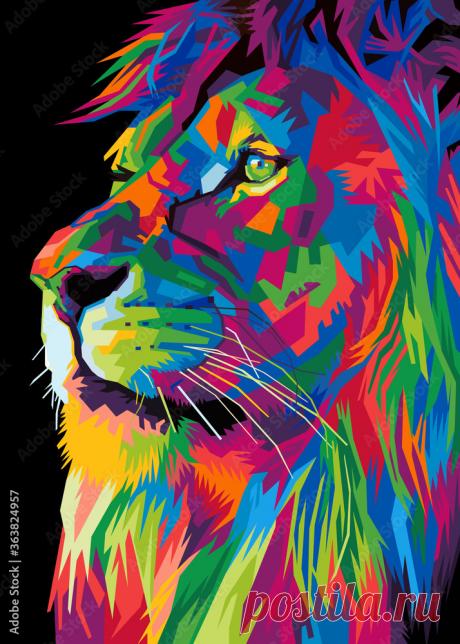 Готовые фотографии, изображения, не требующие уплаты роялти, векторные изображения и видеоролики (Поп-арт кошки)