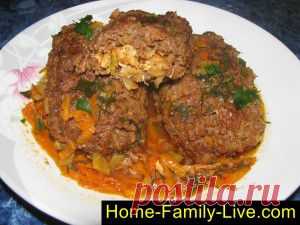 Зразы мясные с квашенной капустой, в мультиварке | 4vkusa.ru