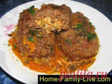 Зразы мясные с квашенной капустой, в мультиварке | 4vkusa.ru