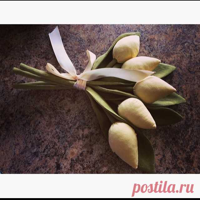 #тюльпаны#из#ткани любой расцветки на ваш выбор !