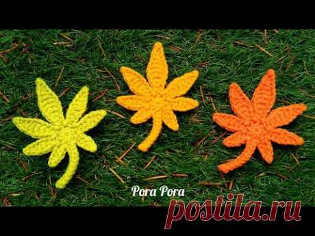 Crochet Maple Leaf I Crochet Dwarf Japanese Maple Leaf I Crochet Fall Leaves
