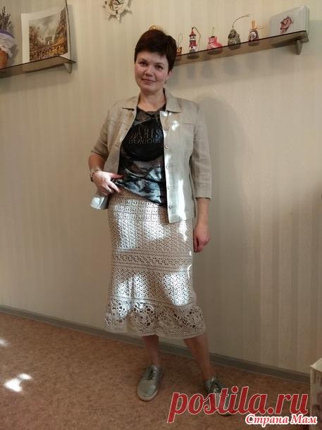 Льняная юбка к лету - Вязание - Страна Мам