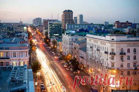 Взгляни на Ростов-на-Дону с высоты;)) Фотогораф Степанов Слава — Фотоискусство. - Ворошиловский проспект.