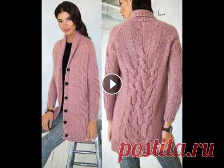 Женские Кардиганы, Вязаные Спицами - 2019 / Women's Cardigans Knit Cute knitted puppy -...