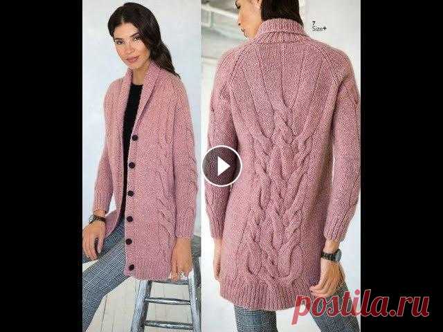 Женские Кардиганы, Вязаные Спицами - 2019 / Women's Cardigans Knit Cute knitted puppy -...