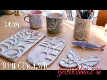 I Made My Own Ceramic Art Materials - Making Clay Art Supplies + DIY 🌱Я Сама изготовила материалы для керамического творчества - Изготовление глиняных поделок + DIY