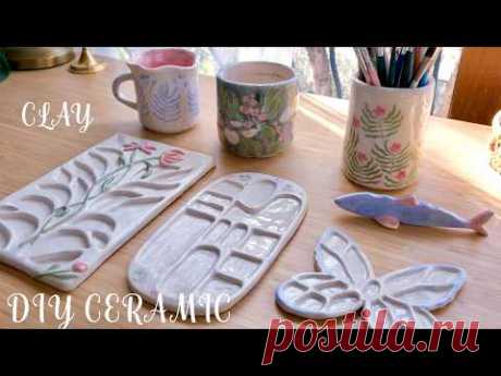 I Made My Own Ceramic Art Materials - Making Clay Art Supplies + DIY 🌱Я Сама изготовила материалы для керамического творчества - Изготовление глиняных поделок + DIY