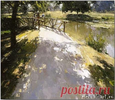 Алексей Зайцев и его слово в мастихине | Actual-art.ru