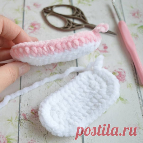 Как связать мягкие тапочки — DIYIdeas
