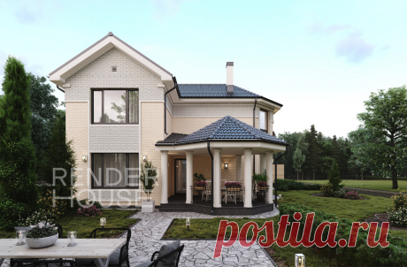 Проект «Рапсодия» дом в современном стиле под ключ | RNR