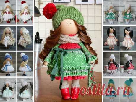Winter Christmas Doll Art Collection Doll Handmade Cloth Doll | Etsy Winter Christmas Doll Art Collection Doll Handmade Cloth Doll Interior Decor Doll Baby Girl Doll Tilda Soft Doll Unique Green doll Margarita __________________________________________________________________________________________   Dear visitors!  This is unique magic doll created by Master