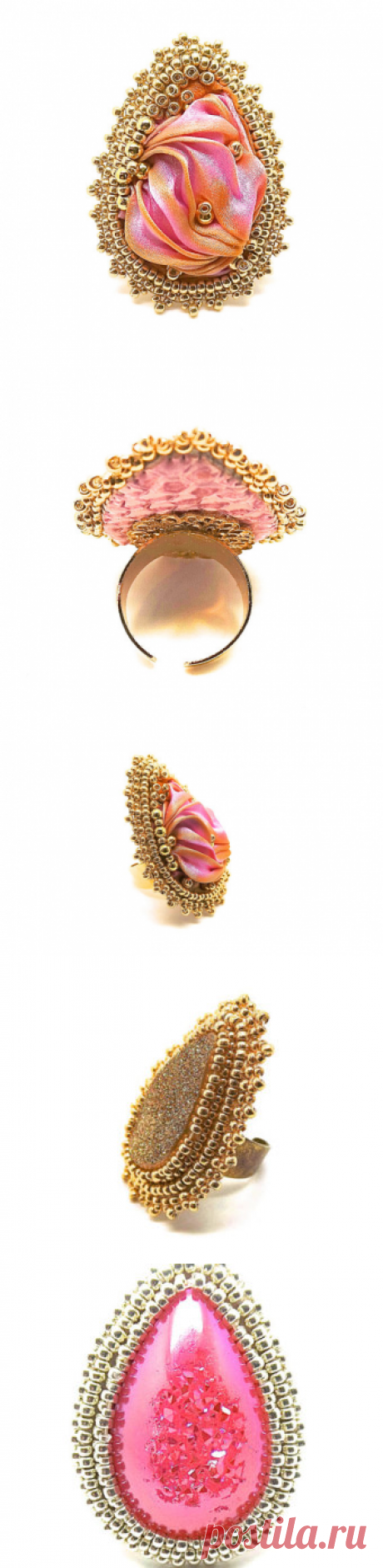 Ring silk Shibori Ribbon от LesBijouxdeZaza на Etsy