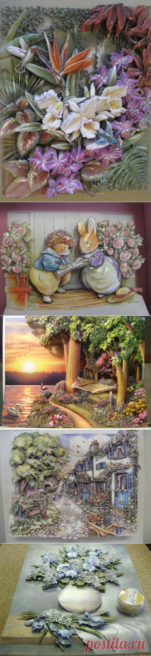 Удивительный объемный декупаж - Рукоделие